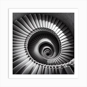 Spiral Staircase Art Print