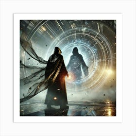 Void Phantom Invisibility Cloak Art Print