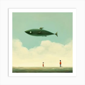 Fish In The Sky 1 Art Print