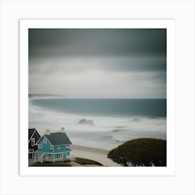 House On The Beach Art Print