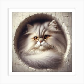 Persian Cat Art Print