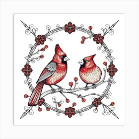 Cardinals Art Print