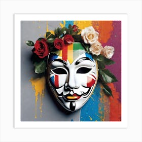 V For Vendetta 2 Art Print