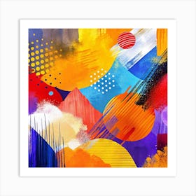 Abstract Painting 137 Art Print