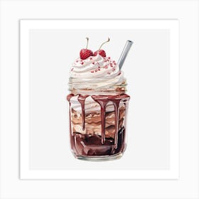 Ice Cream Sundae 18 Art Print