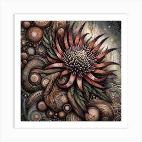 Waratah Art Print