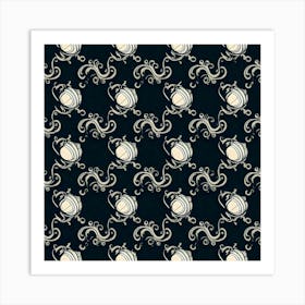 Black And White Pattern Art Print