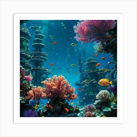 Under The Sea 4 Art Print