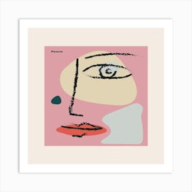 Face Of A Woman 3 Art Print