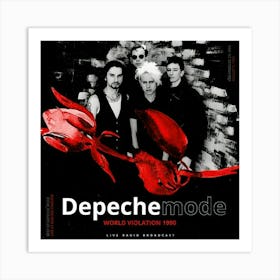 Depeche Mode Rawk 6 Art Print