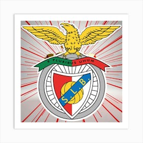 S.L. Benfica Logo Wall Art 11 Art Print