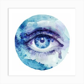 Blue Eye 3 Art Print