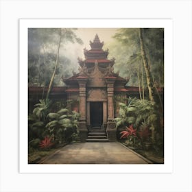 Thailand Temple Art Print