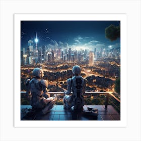 Futuristic Cityscape 6 Art Print