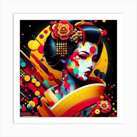 Japan Geisha Visual 11 Art Print