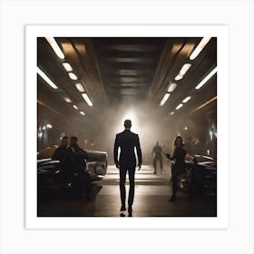 Man In Suit Art Print