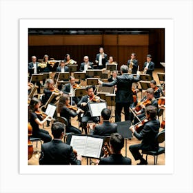 Orchestra Conductors Art Print