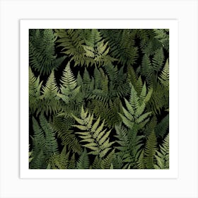 Fern Leaves 15 Art Print