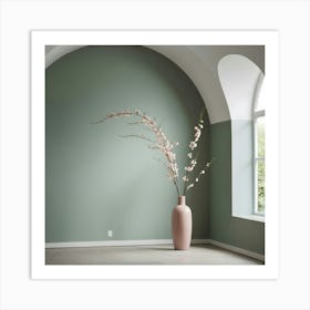 Room With Green Walls 1 Art Print