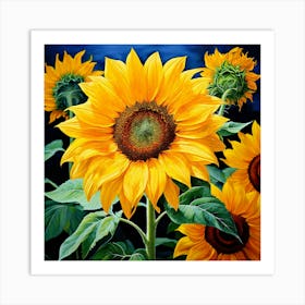 Sunflowers 3 Art Print