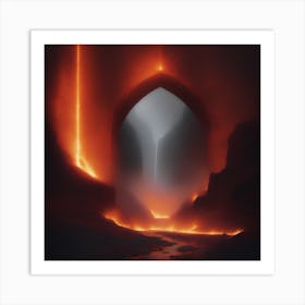 Entrance To Hell Art Print
