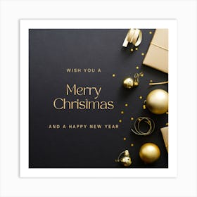 Christmas Greeting Card Art Print