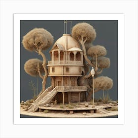 Tree House Art Print