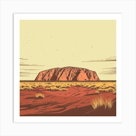 Uluru 10 Art Print