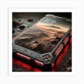 A Futuristic Smartphone Inspired By The Martian Do Art Print