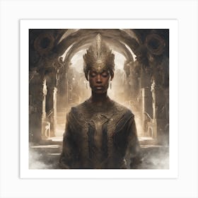 Legend Of The Sphinx Art Print