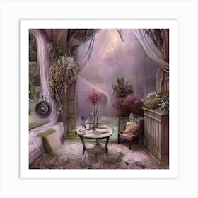 Romantic Vintage Art Print