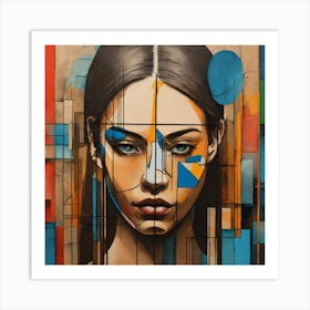 Face Of A Woman Art Print