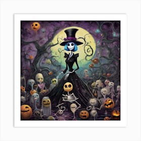 Nightmare Before Christmas Art Print