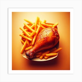 Chicken Food Restaurant89 Art Print