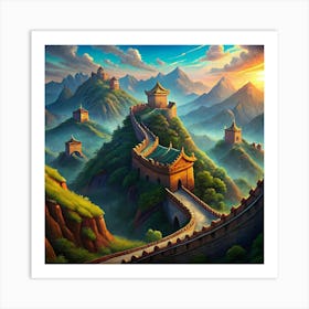 Great Wall Of China 1 Art Print