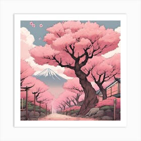 Sakura Blossoms Art Print