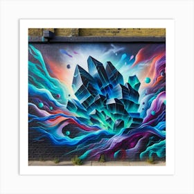 Crystals Art Print