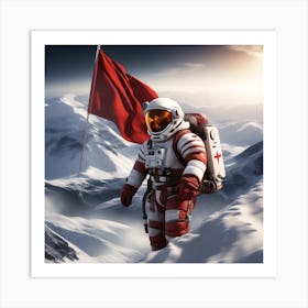 Astronaut In Space 14 Art Print