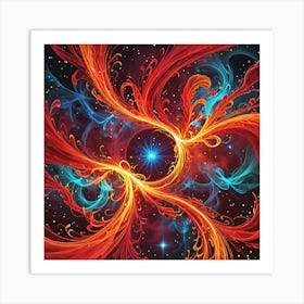 Nebula Art Print