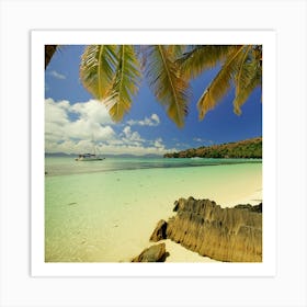 Tropical Beach - Beach Stock Videos & Royalty-Free Footage Art Print