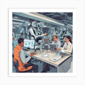 Future Of Work 7 Art Print