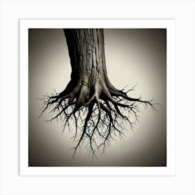 Leonardo Lightning Roots Art 2 Art Print