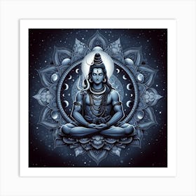 Lord Shiva 34 Art Print