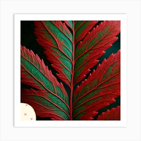 Redwood leaf Art Print