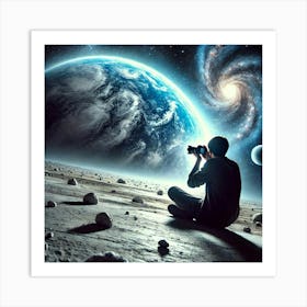 Space Photography.AI Art Print