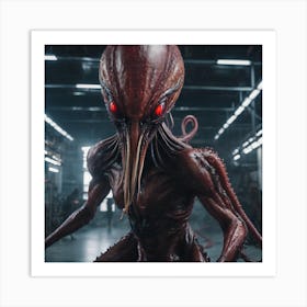 Alien Approaches Art Print