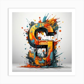 Letter S 1 Art Print