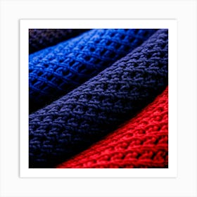 Knitted Ties Art Print