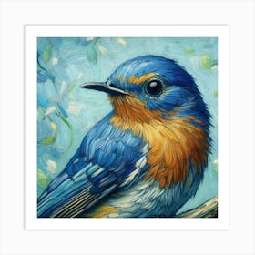 Bluebird Art Print