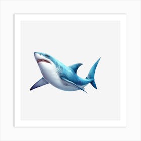 Great White Shark Art Print